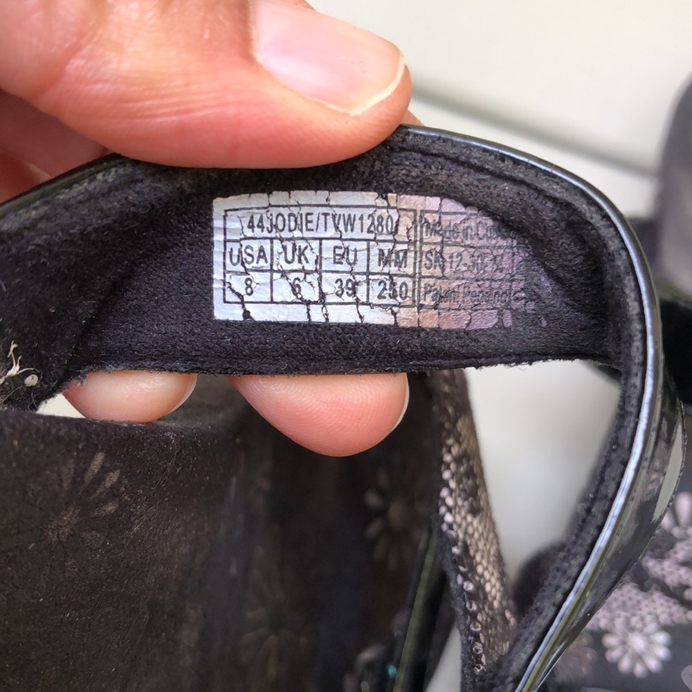 Women's US 8 Vionic Jodie Black Gray Slip-on Podiatrist Designed Sandals. GUC - Picture 7 of 7